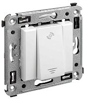 Светорегулятор кнопочный без рамки DKC Avanti 1-кл. 5–220Вт белое облако картинка